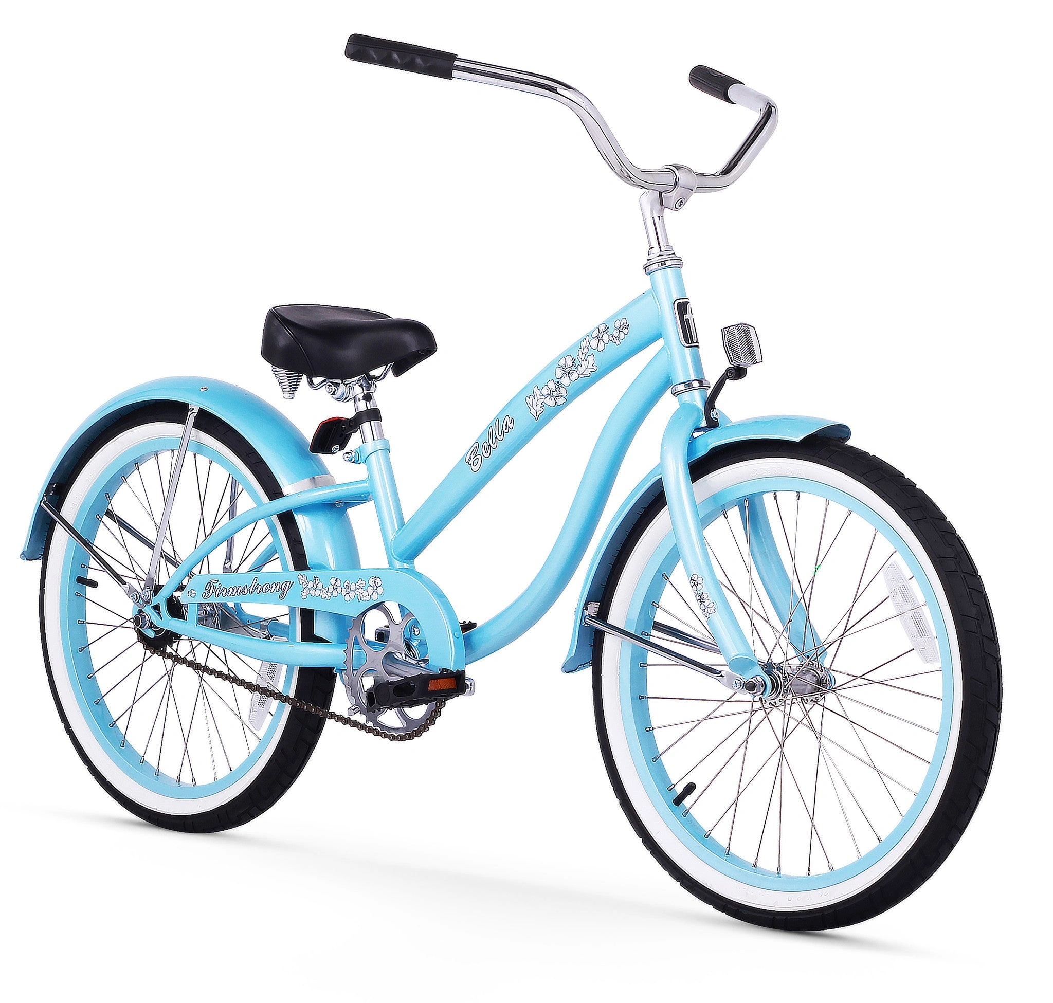 Firmstrong Bella: Dein Strandflitzer! Klassisches Mädchen-Cruiser-Fahrrad für unbeschwerte Sommertage. 20 Zoll, einfach traumhaft!